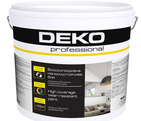 Професионални бои за стени и тавани DEKO professional